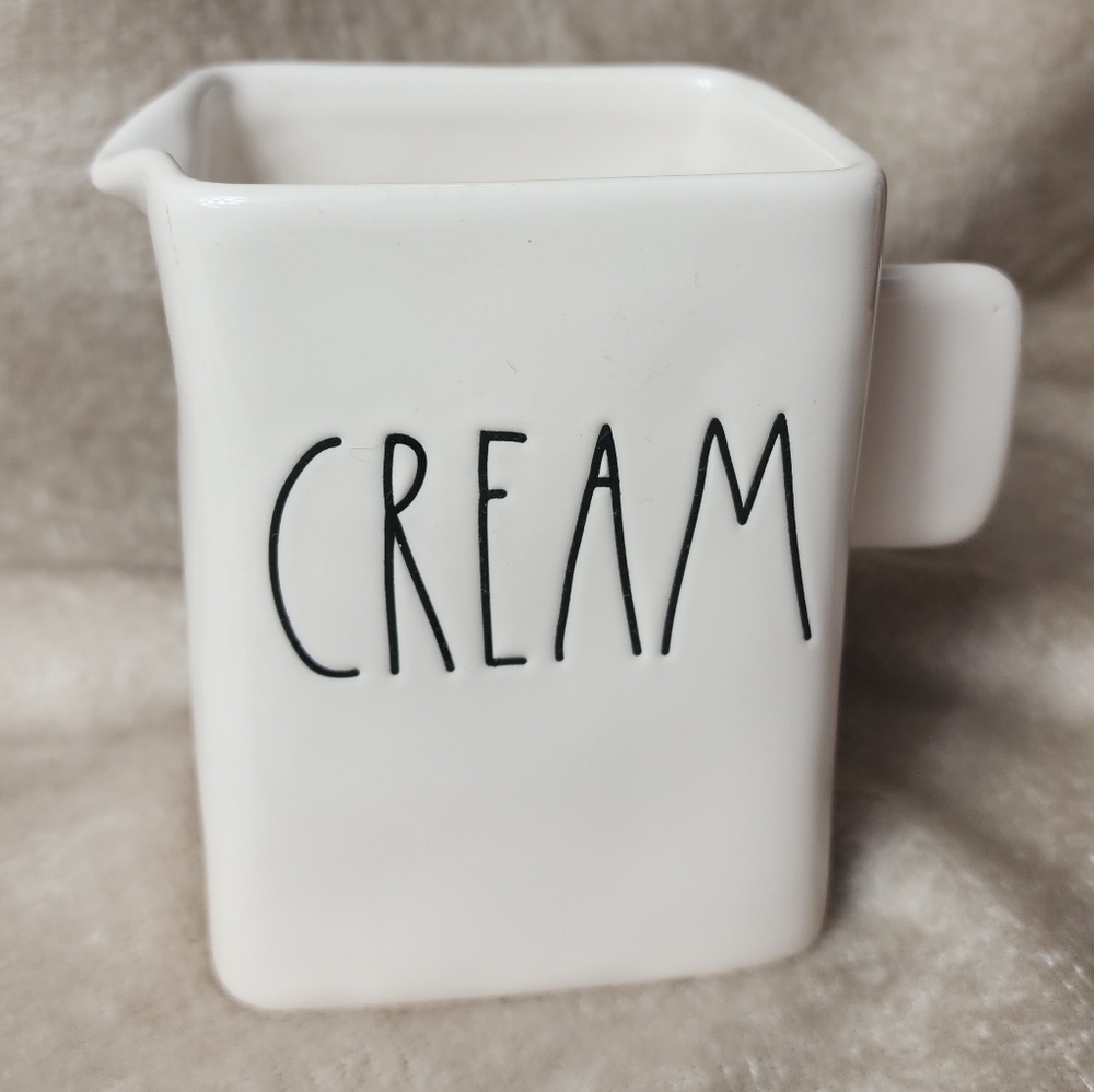 Rae Dunn Ceramic Cream Pour Container Coffee Tea Farmhouse‎ Tiered Tray Decor